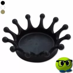 Cendrier Insolite Noir Couronne - Mrbulle