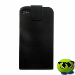 Pochette Noire Aimantée En Cuire Pour IPhone 4 Et 4S - Mrbulle -halloween Shop 4691 photo