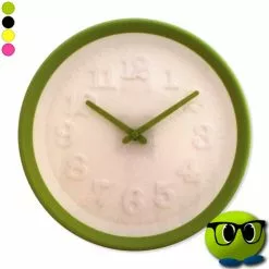 Horloge Design Fond Blanc - Mrbulle