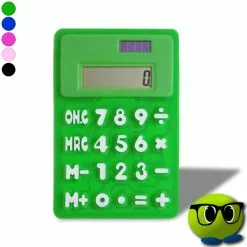 Calculatrice En Plastique à La Couleur Verte - Mrbulle