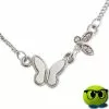 Joli Collier à Deux Pendentifs Papillons - Mrbulle
