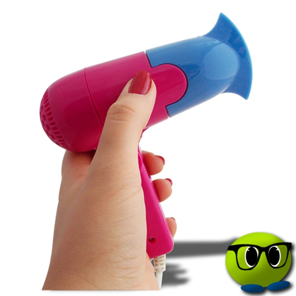 Un Mini Sèche-cheveux Pliable Et Transportable - Mrbulle 1 Un Mini Sèche-cheveux Pliable Et Transportable - Mrbulle