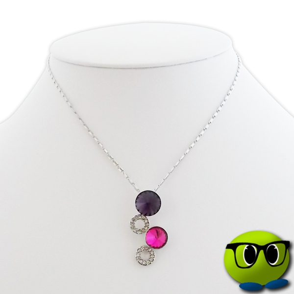 Pendantifs En Cercles De Strass Et Faux Diamants - Mrbulle 2 Pendantifs En Cercles De Strass Et Faux Diamants - Mrbulle - Image 2