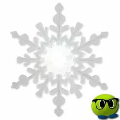 Flocon De Neige Lumineux Pour Une Décoration Exceptionnelle - Mrbulle
