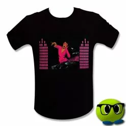T-shirt DJ Lumineux Rose Pour Fille - Mrbulle