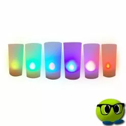 Bougie Multicolore à éclairage LED Pour Toutes Vos Soirées - Mrbulle