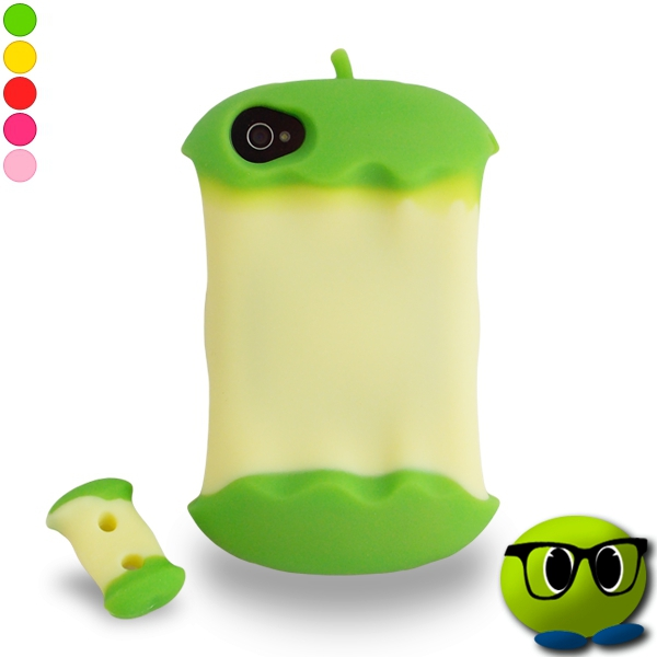 Coque Pomme Pour L'Iphone 4 - Mrbulle 1 Coque Pomme Pour L'Iphone 4 - Mrbulle