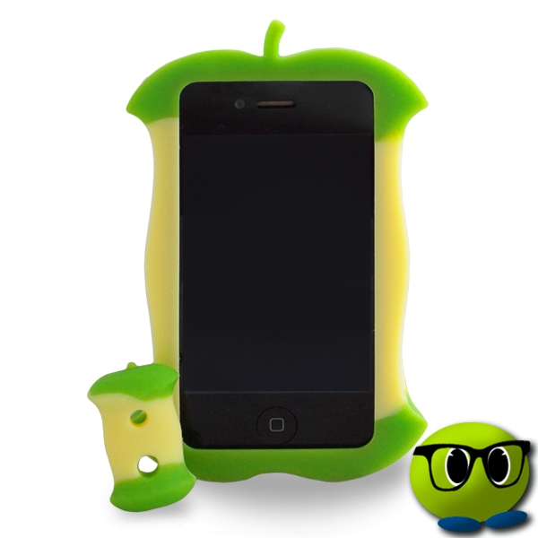 Coque Pomme Pour L'Iphone 4 - Mrbulle 3 Coque Pomme Pour L'Iphone 4 - Mrbulle - Image 3