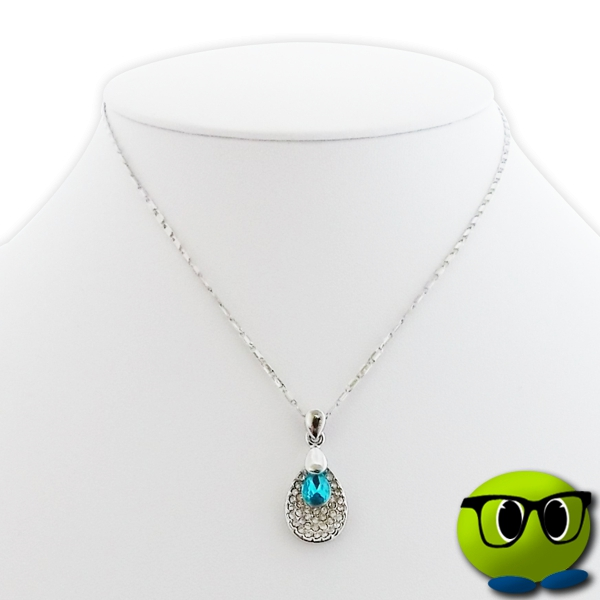 Collier Pendentif Argenté Pour Toutes Les Soirées - Mrbulle 2 Collier Pendentif Argenté Pour Toutes Les Soirées - Mrbulle - Image 2