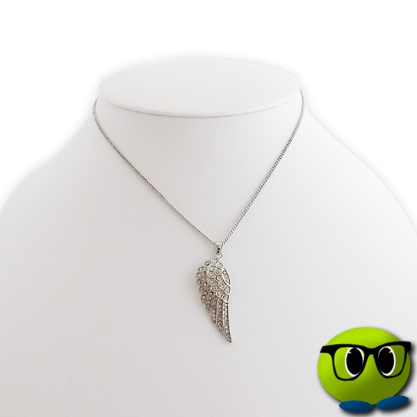 Collier Aile D'ange Strass Pour Toutes Les Dames - Mrbulle 2 Collier Aile D'ange Strass Pour Toutes Les Dames - Mrbulle - Image 2