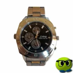 Montre Révolutionnaire Avec Une Caméra 4Go Noire Acier - Mrbulle