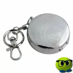 Cendrier De Poche Humoriste à Motif Cannabis Encerclé De Vagues - Mrbulle