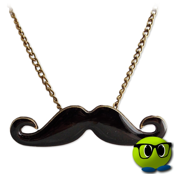 Collier Inédit Avec Un Pendentif Moustache - Mrbulle 1 Collier Inédit Avec Un Pendentif Moustache - Mrbulle