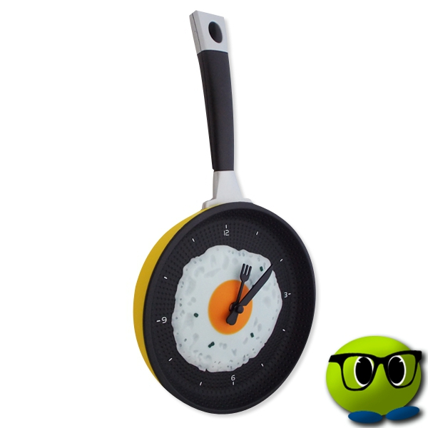 Horloge Murale Insolite Ayant La Forme D'un Oeuf Sur Le Plat - Mrbulle 1 Horloge Murale Insolite Ayant La Forme D'un Oeuf Sur Le Plat - Mrbulle