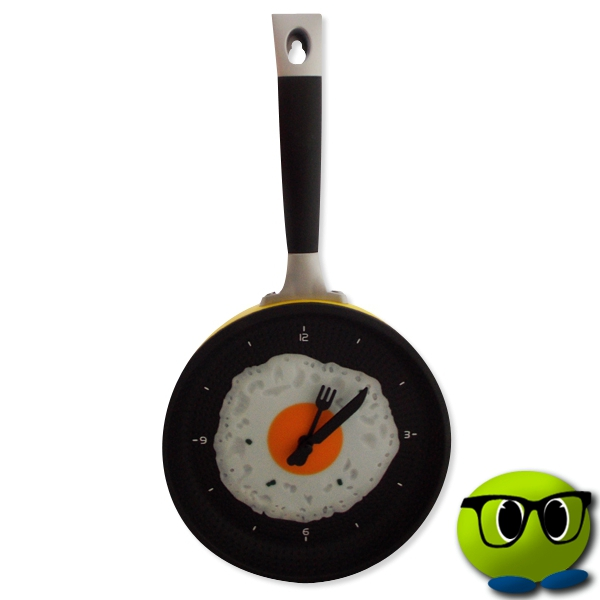 Horloge Murale Insolite Ayant La Forme D'un Oeuf Sur Le Plat - Mrbulle 2 Horloge Murale Insolite Ayant La Forme D'un Oeuf Sur Le Plat - Mrbulle - Image 2