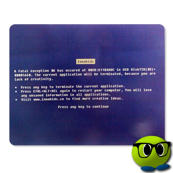 Tapis De Souris Paradoxal Fatal Error - Mrbulle 1 Tapis De Souris Paradoxal Fatal Error - Mrbulle