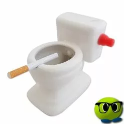 Cendrier Distrayant Sous Forme De WC Céramique 12 Cm - Mrbulle