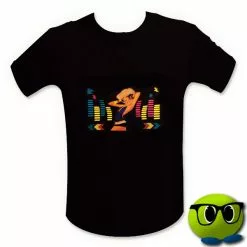 T-shirt Exceptionnelle De Femme DJ Blonde LED - Mrbulle