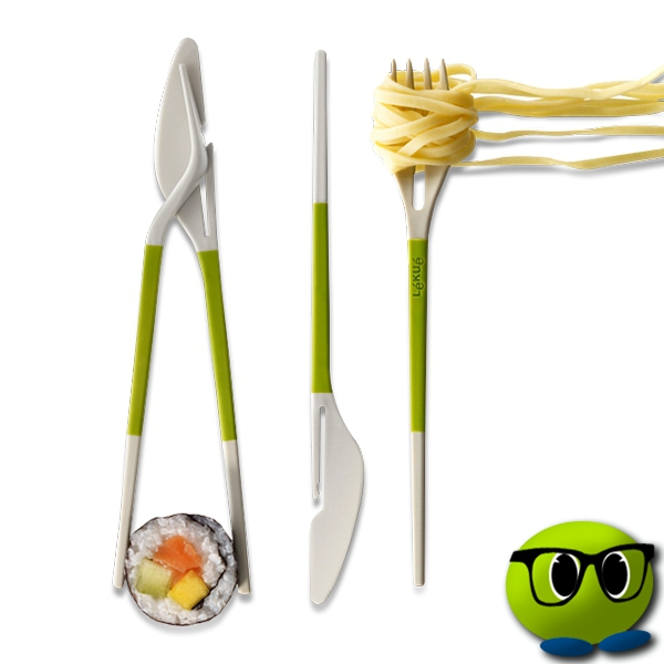 Paire De Couteau/fourchette Ou Une Baguette Chinoise - Mrbulle 1 Paire De Couteau/fourchette Ou Une Baguette Chinoise - Mrbulle