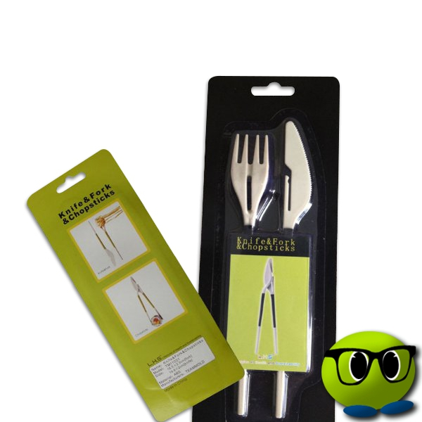 Paire De Couteau/fourchette Ou Une Baguette Chinoise - Mrbulle 2 Paire De Couteau/fourchette Ou Une Baguette Chinoise - Mrbulle - Image 2