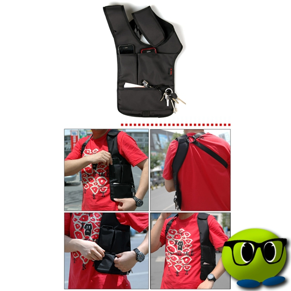 Sacoche En Forme De Gilet Multi-poche - Mrbulle 2 Sacoche En Forme De Gilet Multi-poche - Mrbulle - Image 2