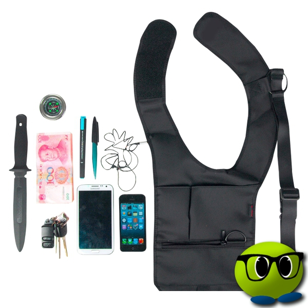 Sacoche En Forme De Gilet Multi-poche - Mrbulle 4 Sacoche En Forme De Gilet Multi-poche - Mrbulle - Image 4