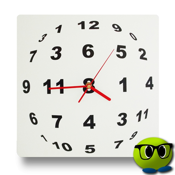 Horloge Illusionniste De Sphère Composée De Chiffres - Mrbulle 1 Horloge Illusionniste De Sphère Composée De Chiffres - Mrbulle