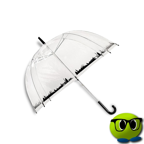 Parapluie De Ville Transparent - Mrbulle 1 Parapluie De Ville Transparent - Mrbulle