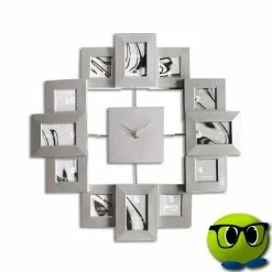 Montre Murale En Plusieurs Cadres Photos - Mrbulle