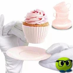 Moules à Muffin En Forme De Tasse Et Sous-tasse - Mrbulle