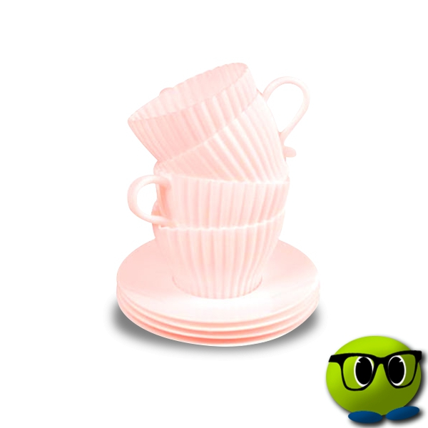 Moules à Muffin En Forme De Tasse Et Sous-tasse - Mrbulle 2 Moules à Muffin En Forme De Tasse Et Sous-tasse - Mrbulle - Image 2