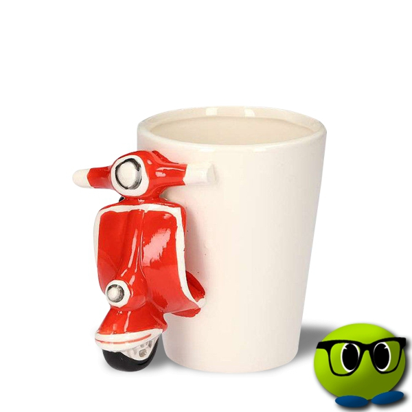 Mug Scooter En 3D - Mrbulle 2 Mug Scooter En 3D - Mrbulle - Image 2