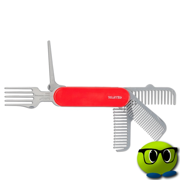 Peignes Et Miroir En Forme De Couteau Suisse - Mrbulle 4 Peignes Et Miroir En Forme De Couteau Suisse - Mrbulle - Image 4