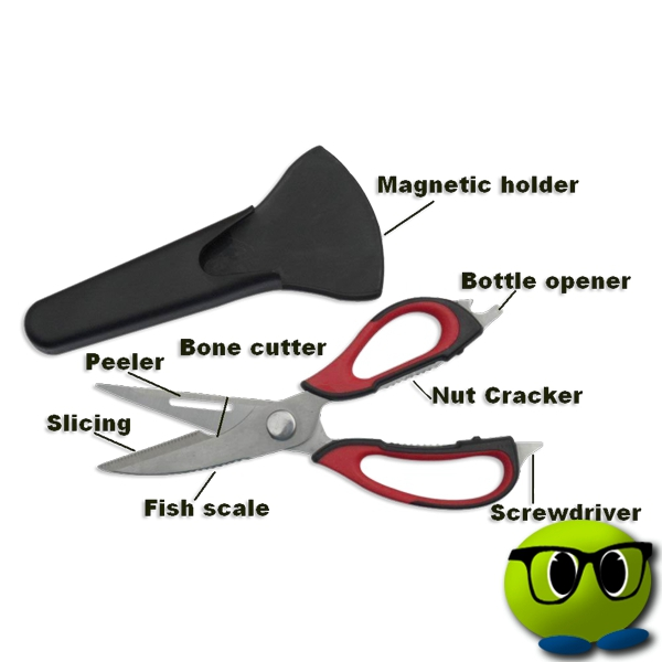 Ciseaux De Cuisine Multifonction - Mrbulle 2 Ciseaux De Cuisine Multifonction - Mrbulle - Image 2