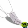 Collier Pendentif Argenté Aile D'ange - Mrbulle