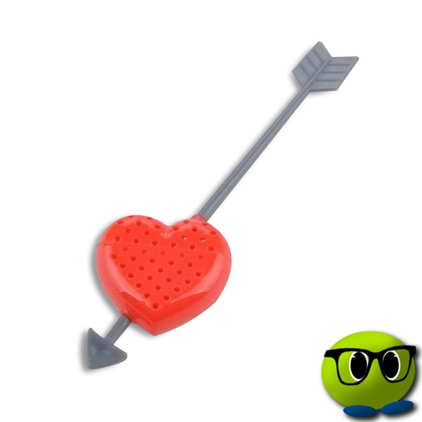 Infuseur De Thé En Forme De Coeur Traversé D'une Flèche - Mrbulle 1 Infuseur De Thé En Forme De Coeur Traversé D'une Flèche - Mrbulle