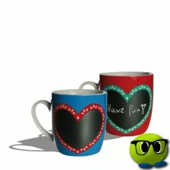 Mug En Céramique Tableau à La Craie Coeur - Mrbulle