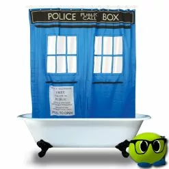 Rideau De Douche Tardis - Mrbulle