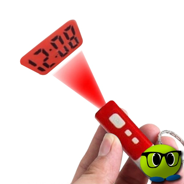 Porte-clé Horloge à Projection Led - Mrbulle 1 Porte-clé Horloge à Projection Led - Mrbulle