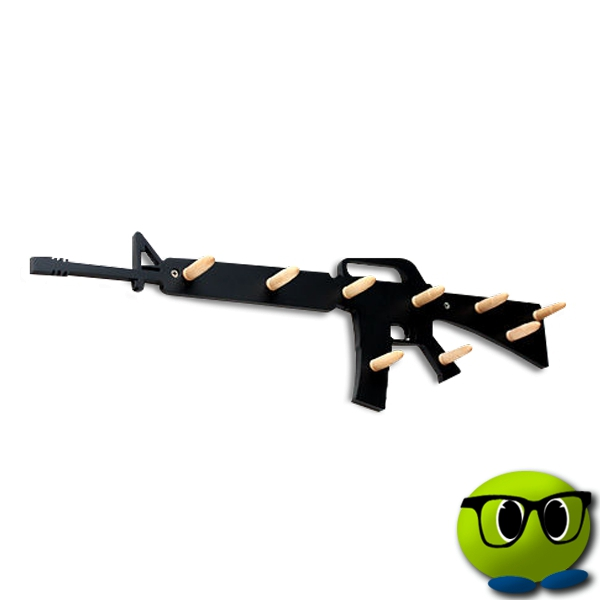 Porte Manteau En Forme De Fusil M16 - Mrbulle 3 Porte Manteau En Forme De Fusil M16 - Mrbulle - Image 3