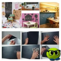 Tableau Noir Autocollant Avec Des Craies - Mrbulle 5 Tableau Noir Autocollant Avec Des Craies - Mrbulle -halloween Shop 7269 photo