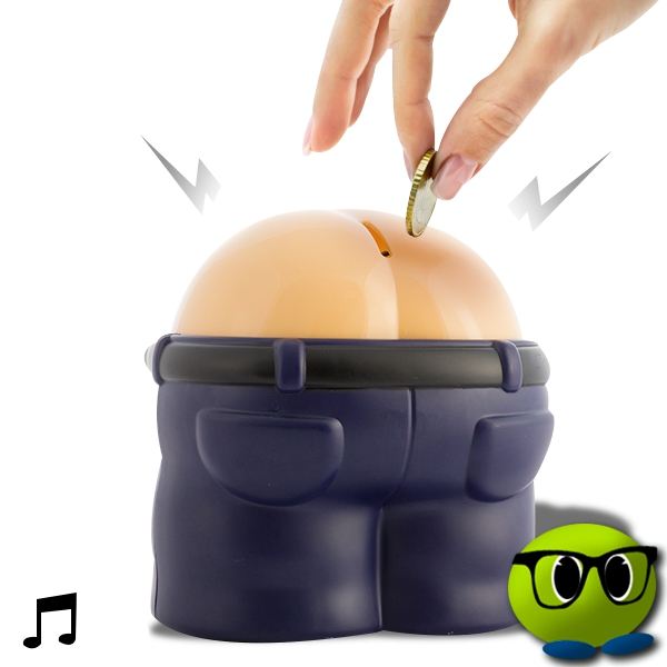 Tirelire Fesses Avec Son En Plastique - Mrbulle 1 Tirelire Fesses Avec Son En Plastique - Mrbulle