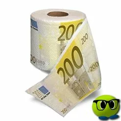 Rouleau De Papier Toilettes Billet 200 Euros - Mrbulle