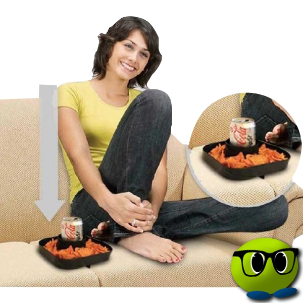 Plateau Snack Et Boissons Anti-renversement Pour Canapé - Mrbulle 1 Plateau Snack Et Boissons Anti-renversement Pour Canapé - Mrbulle