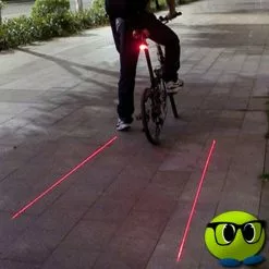 Feu Arrière LED à Projection De Piste Cyclable - Mrbulle