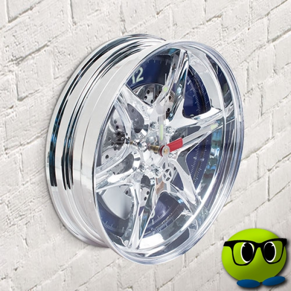 Horloge Murale à LED En Forme De Jante - Mrbulle 1 Horloge Murale à LED En Forme De Jante - Mrbulle