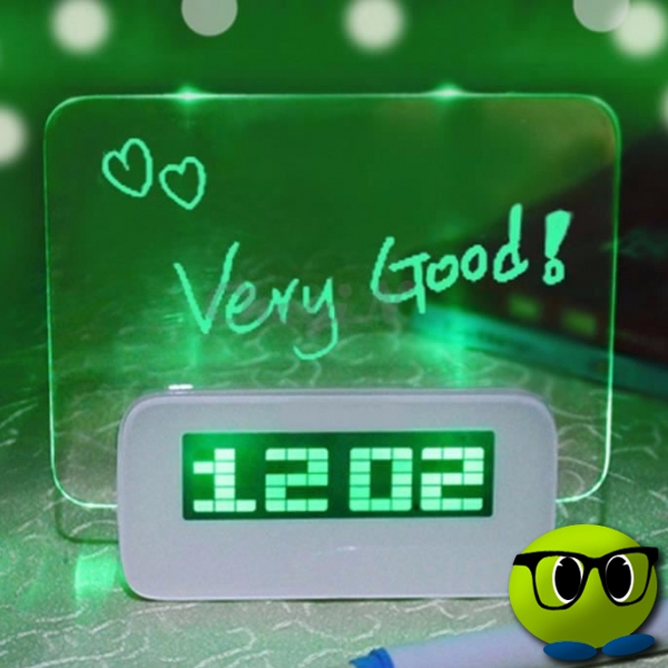 Petit Réveil Digital Fond Vert - Mrbulle 4 Petit Réveil Digital Fond Vert - Mrbulle - Image 4